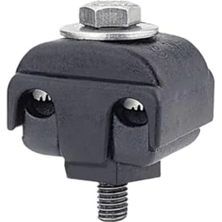 HellermannTyton 435-01558 Tap Connector 1516-ST-BK, flexible Abzweigklemme für starren Leiterbereich 1.5-16mm², schwarz – Bild 2