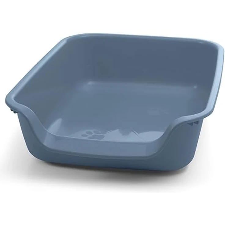 Nobby Katzentoilette Junior steinblau, ideal für ältere Katzen und Welpen – Bild 6