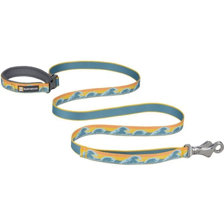 Ruffwear Hundeleine Crag Leash Rising Wave, reflektierend, verstellbarer Griff, Zubehörschlaufe