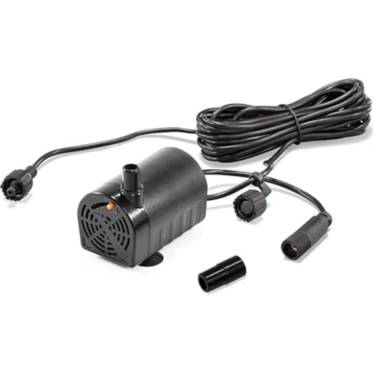 Esotec Solar Einzelpumpe Fountain 140, Tauchpumpe mit regelbarer Durchflussmenge, IP 68, max. 140 l/h