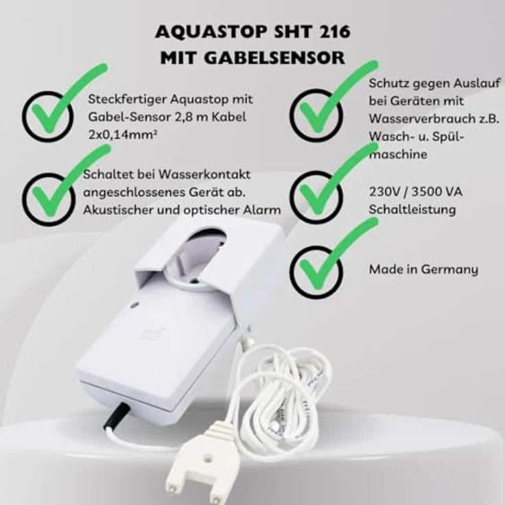 Elektrotechnik Schabus 300260 SHT 216 Auqastop, 3 W – Bild 2