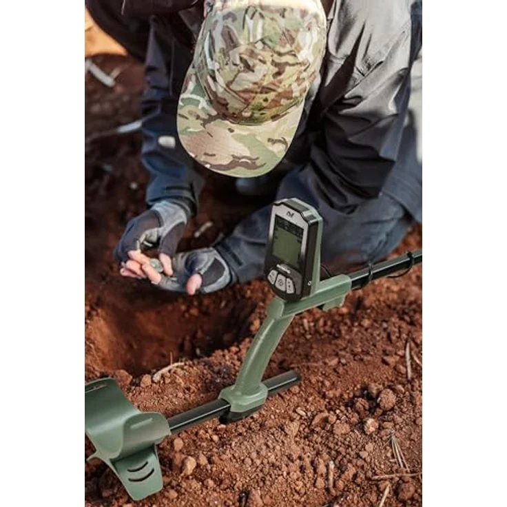 Minelab X-Terra Intrepid, Metalldetektor mit 10-Zoll wasserdichter Spule, Pinpoint-Modus und LCD-Display – Bild 8