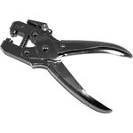 HMF Ösenzange Plombenzange 16,5 cm, geeignet für 8 mm Kunststoffplomben, Silber