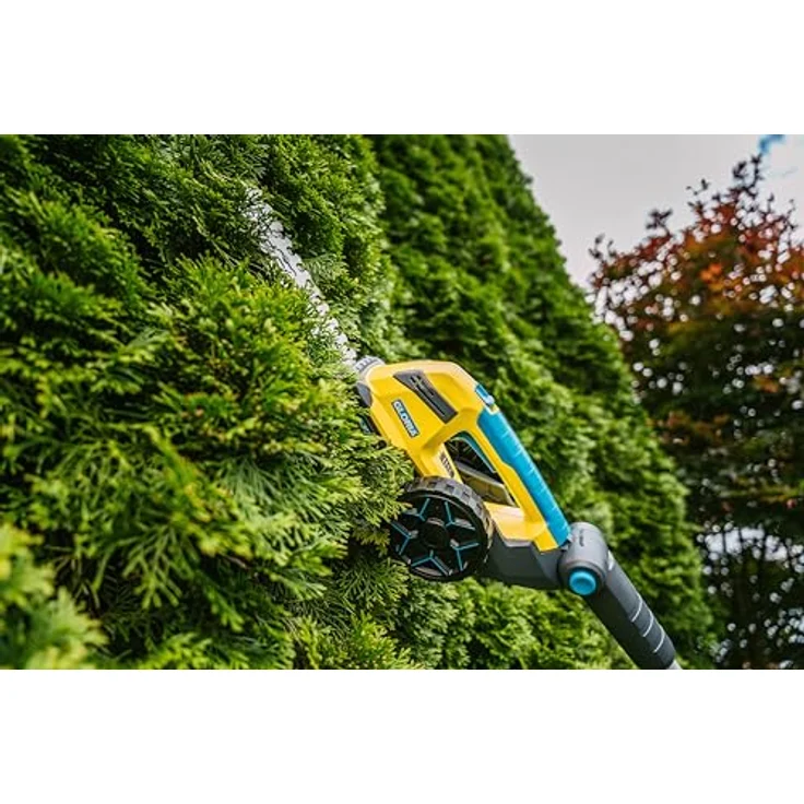 Gloria Stiel Grasschere und Strauchschere, für FineCut 18V compact, flexible Griffverlängerung, ergonomischer Führungsgriff, extra große Laufräder, Drive&amp,Cut – Bild 5