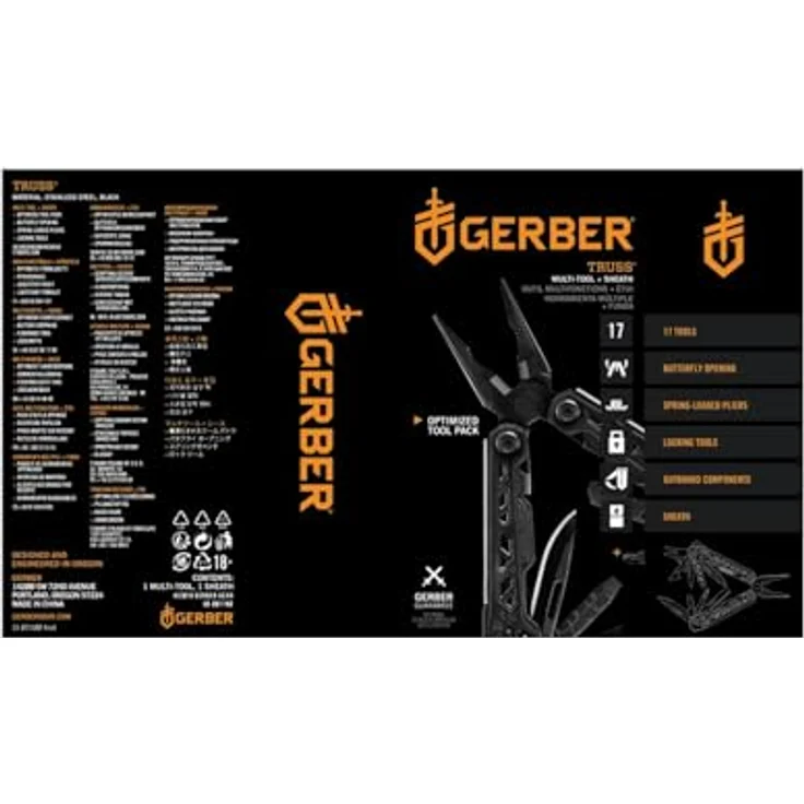Gerber Multitool TRUSS, schwarz – Bild 8