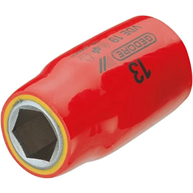 Gedore VDE 1001, Werkzeugkoffer mit 12-teiligem VDE-Werkzeugsatz, robuster PVC-Gehäuse und Schaumstoffeinsatz, 395 x 295 x 106 mm – Bild 3