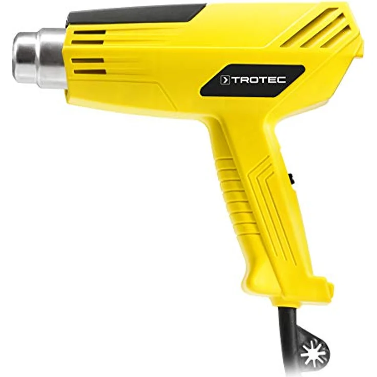 TROTEC Heißluftgebläse/Heißluftpistole HyStream 200 (2.000 Watt) bis max. 550 °C mit vielseitig einsetzbarem Vorsatzdüsen-Set – Bild 1