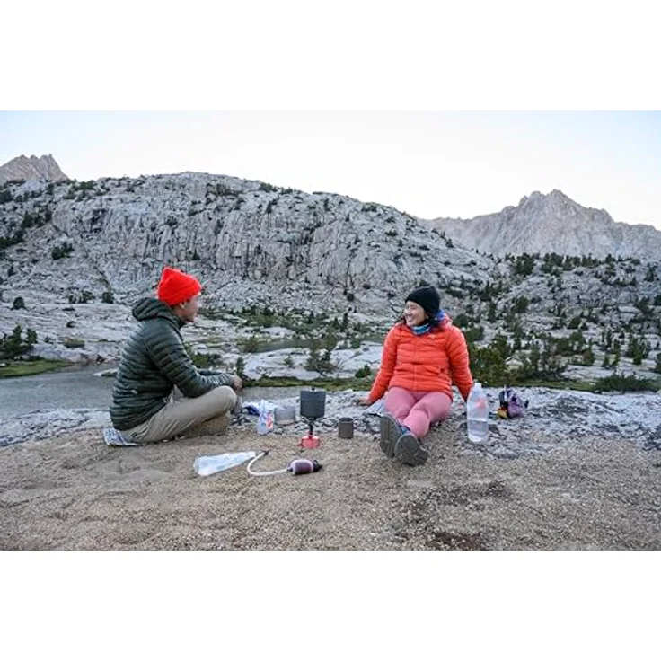 Msr PocketRocket Deluxe, Campingkocher-Set für zwei Personen mit 1,2-Liter-Topf und Push-Start-Zündung, ultraleicht – Bild 4