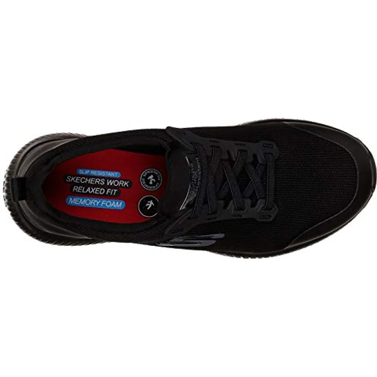 Skechers SQUAD SR, Berufsschuh Sneaker für Gastronomie & Pflege mit gepolstertem Schaftrand und rutschhemmender Sohle – Bild 6
