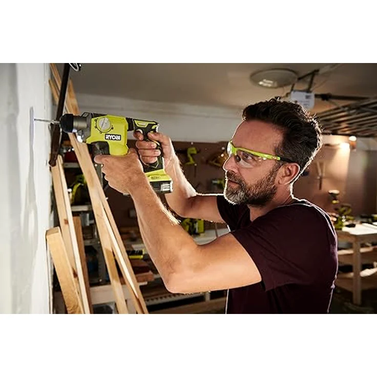 Ryobi 5133002305 Akku-Kombi-Hammer SDS-Plus Typ R18SDS-0 18 V, Schwarz, Grün – Bild 5