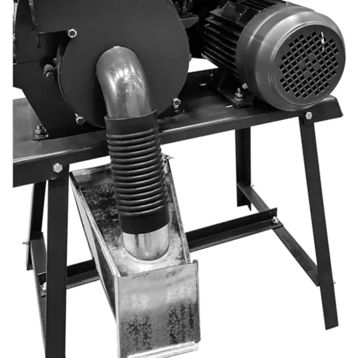 Wiesenfield Häcksler Hammermühle 2,2 kW 60 - 120 kg/h Pelletherstellung, Schwarz – Bild 5