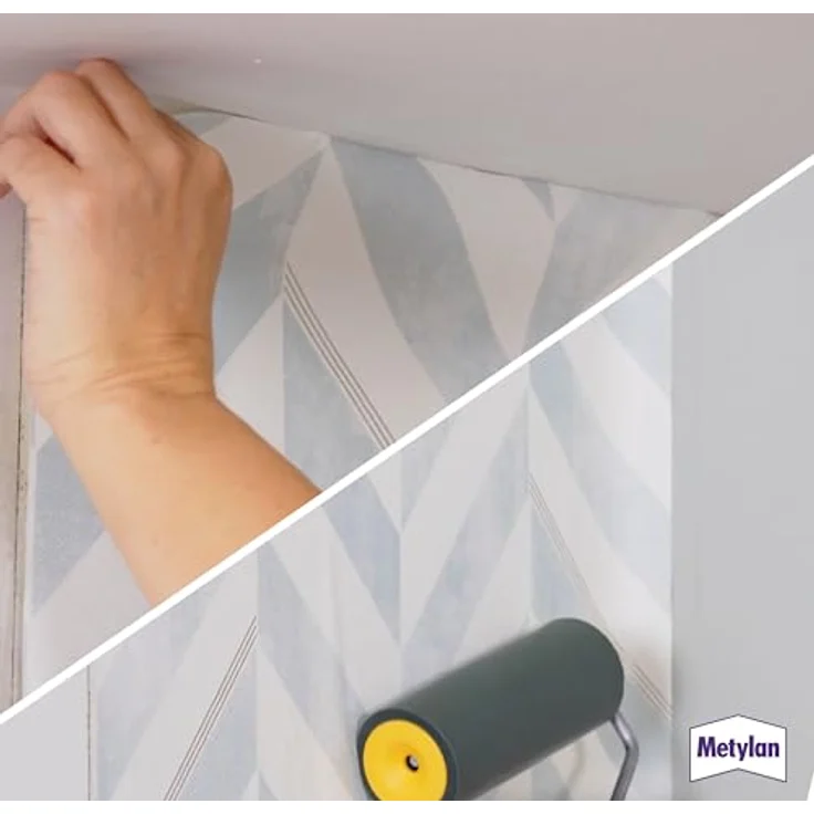 Metylan Raufaser Fertigkleister, sofort gebrauchsfertiger Tapetenkleister mit hoher Klebkraft, 1x5kg für ca. 25m² – Bild 4