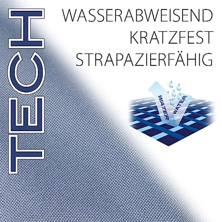 Ferplast Hundekissen Hundesofa Hundebette für Große Hunde Hundekorb Abnehmbarer Bezug Orthopädisches Hundebett Hundematratze Waschbar Hundematte Wasserdicht 110 x 70 x h 8 cm. Grau – Bild 4