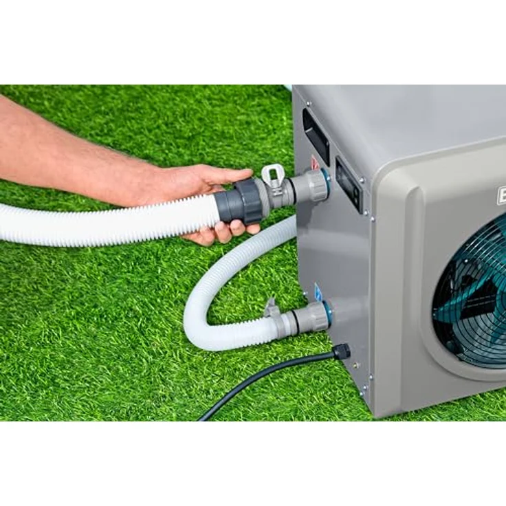 Bestway® Wärmepumpe Air Energy, 1.200 W, Elektrische Poolheizung für überirdische Pools, blau – Bild 9