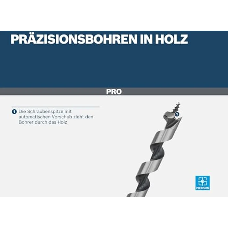 Bosch Professional 6tlg. Holzschlangenbohrer-Set mit 1-4''-Sechskantschaft – Bild 6