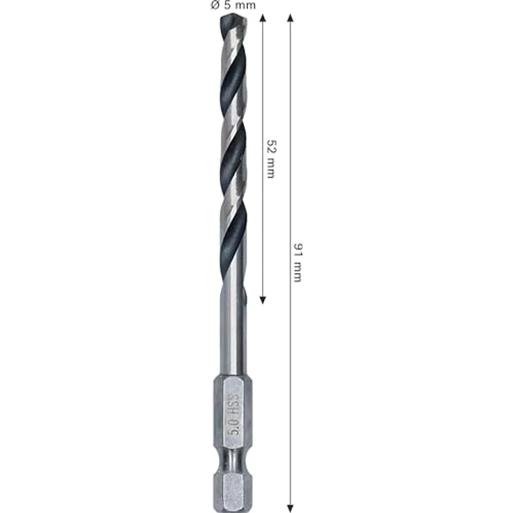 Bosch Accessories 2608577872 Metall-Spiralbohrer, HSS mit hoher Festigkeit und Hitzebeständigkeit, für präzises Bohren ohne Vorbohren – Bild 3