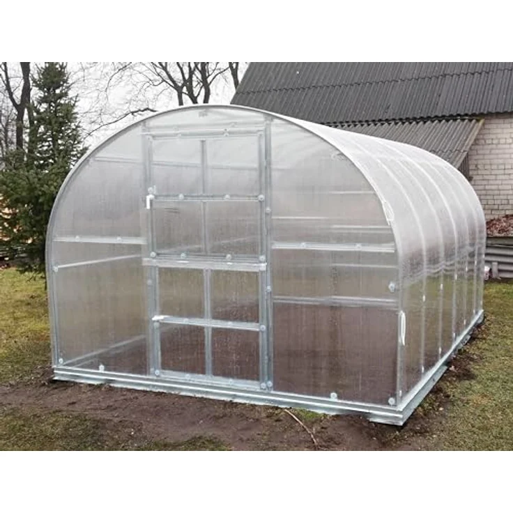 Klasika Gewächshaus KLASIKA 24, 3x8m mit Fundamenten und 6mm Polycarbonat, extrem stabil – Bild 3
