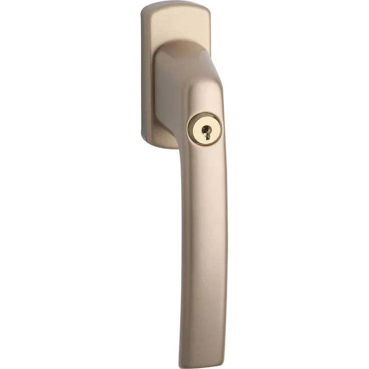 Maco Türgriff + Fenstergriff, Fenstergriff HARMONY mit Sperrzylinder, Alu bronze eloxiert