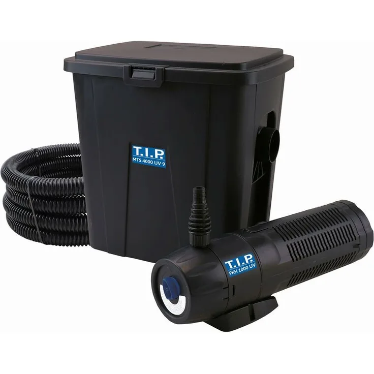 T.I.P. Mehrkammerteichfilter MTS 4000 UV 9, 24 W, 1.000 l/h