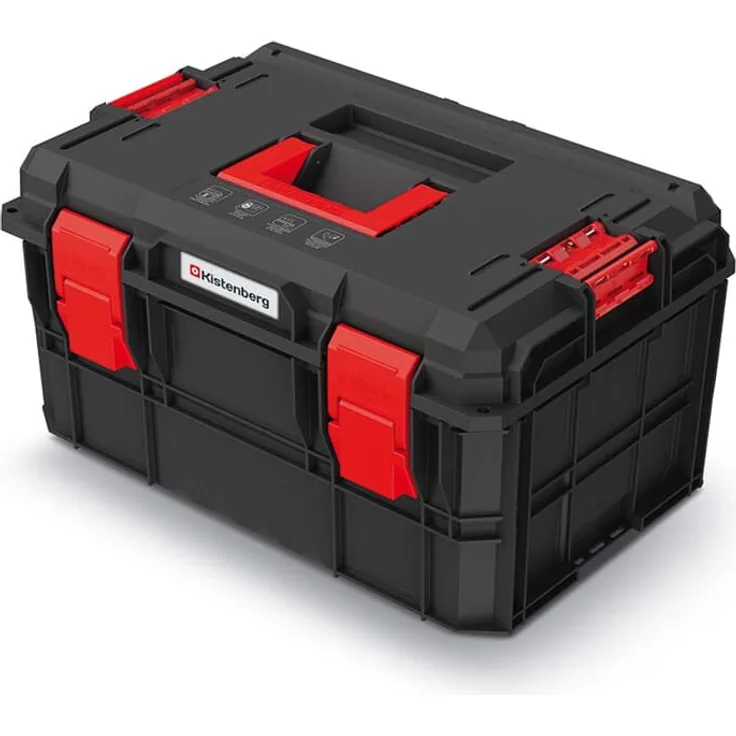 Kistenberg X Block Pro Werkzeugkiste Maschinenkoffer Werkzeugkoffer Werkzeugkasten Lagerkiste Aufbewahrungsbox Aufbewahrungskiste 546 x 380 x 307 mm