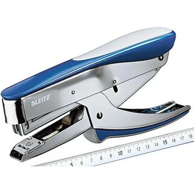 LEITZ Heftzange 5548, Heftleistung: 30 Blatt, water Groeße Heftzange, Enlegetiefe: 54 mm für Heftklammern 24-6 (5548-00-33)