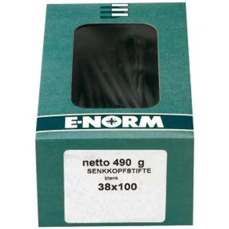 Drahtstift vers. blank 3,8x100 a 1,0kg E-NORM