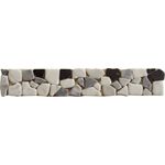 KNG Fliesenbordüre Marmor Torino 5 x 30 cm grau