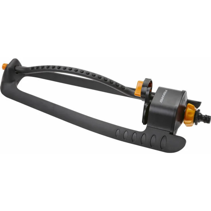 Fiskars Oszillierender Sprinkler Schwingender Wassersprinkler Viereckregner max. 300 m² max. 17 m Weite – Bild 2