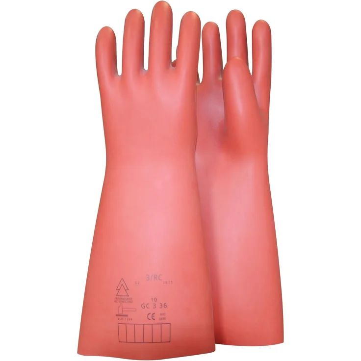 KS Tools Elektriker-Schutzhandschuh mit mech. und therm. Schutz, Gr. 11, Klasse 2, rot, Art.Nr. 117.0094