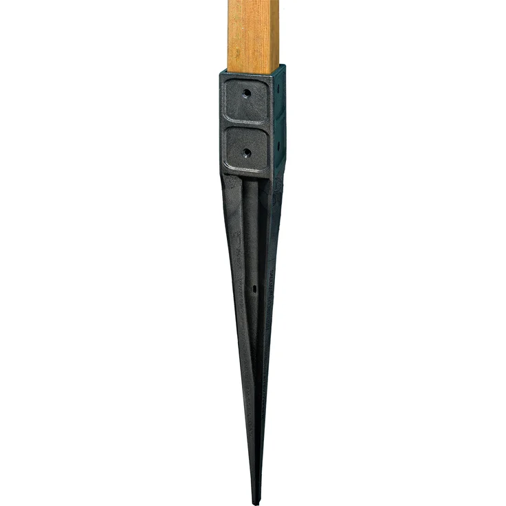 1 Stk. Pfostenhalter Bodeneinschlaghülse für Holzpfosten 7x7cm – Bild 2