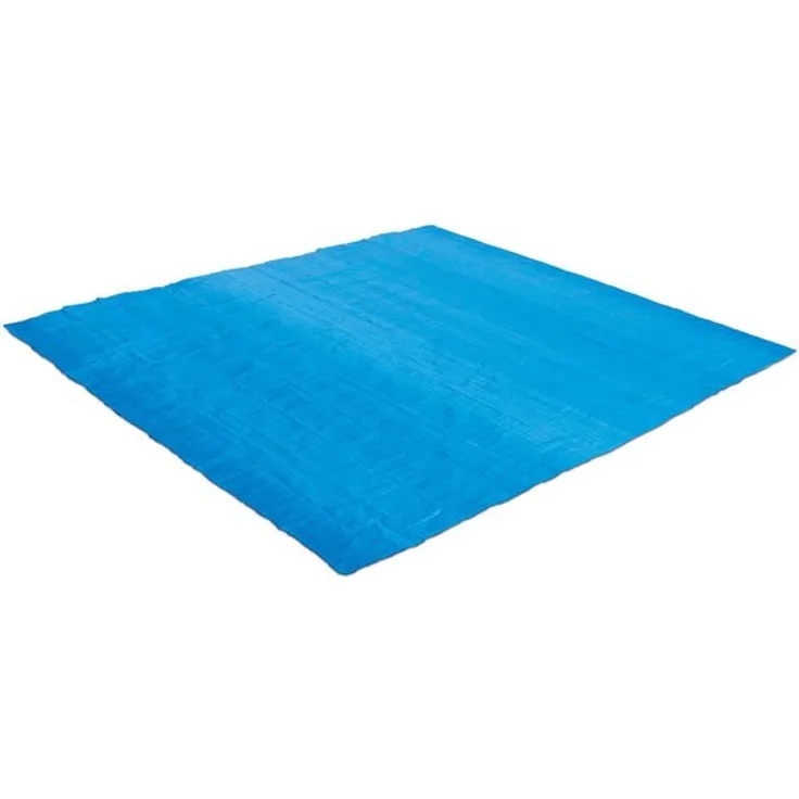 Summer Waves Pool Bodenplane Bodenschutzfolie blau (B x L) 269 x 269 cm rechteckig 0,12 mm PE - geeignet für alle Aufstellpools