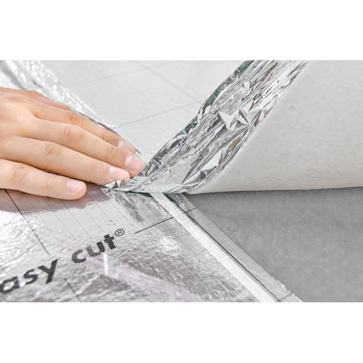 SelitFlex Dämmplatte Aqua Stop Faltplatte 3 mm stark 1,20 x 8,5 m silber – Bild 2