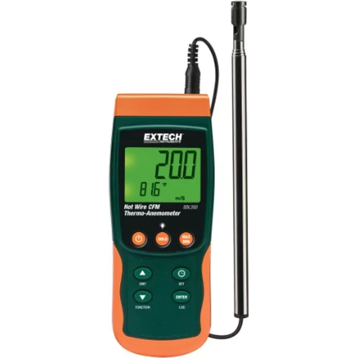 Extech Anemometer SDL350 0.4 bis 25 m/s