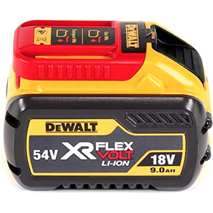 DEWALT DCB547 18 V/54 V XR Flexvolt 9,0 Ah Akku + DCB118 Schnellladegerät, gelb – Bild 3
