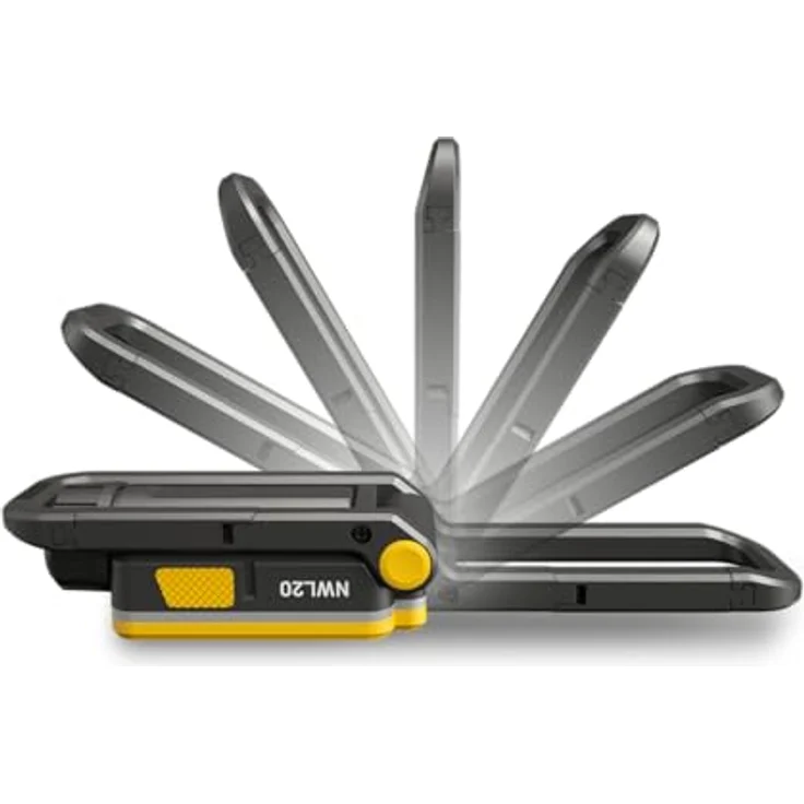 Nitecore NWL20 - Arbeitsleuchte, 600 Lumen, Spotlicht, Flutlicht, Rotlicht, magnetsicher Fuß – Bild 4