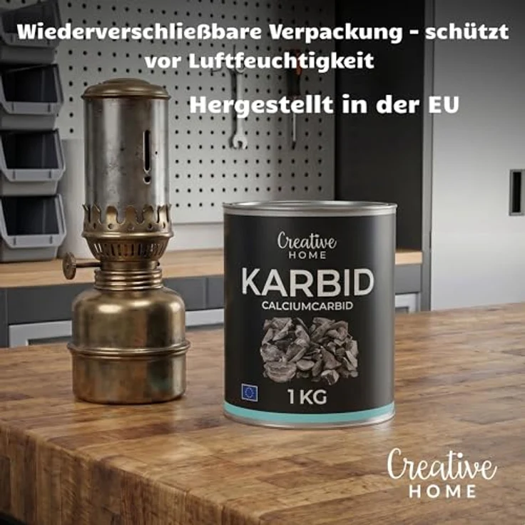 Creative Home Vergrämungsmittel Karbid, Reines Calciumcarbid Granulat, 1000 g, für Wühlmäuse und Maulwürfe, Krönung 15-25 mm – Bild 6