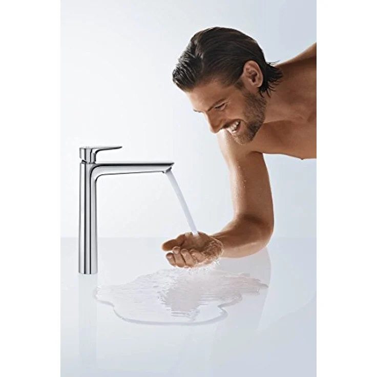 hansgrohe Talis E 240, Spültischarmatur mit ComfortZone 240, Normalstrahl und Zugstangen-Ablaufgarnitur – Bild 2