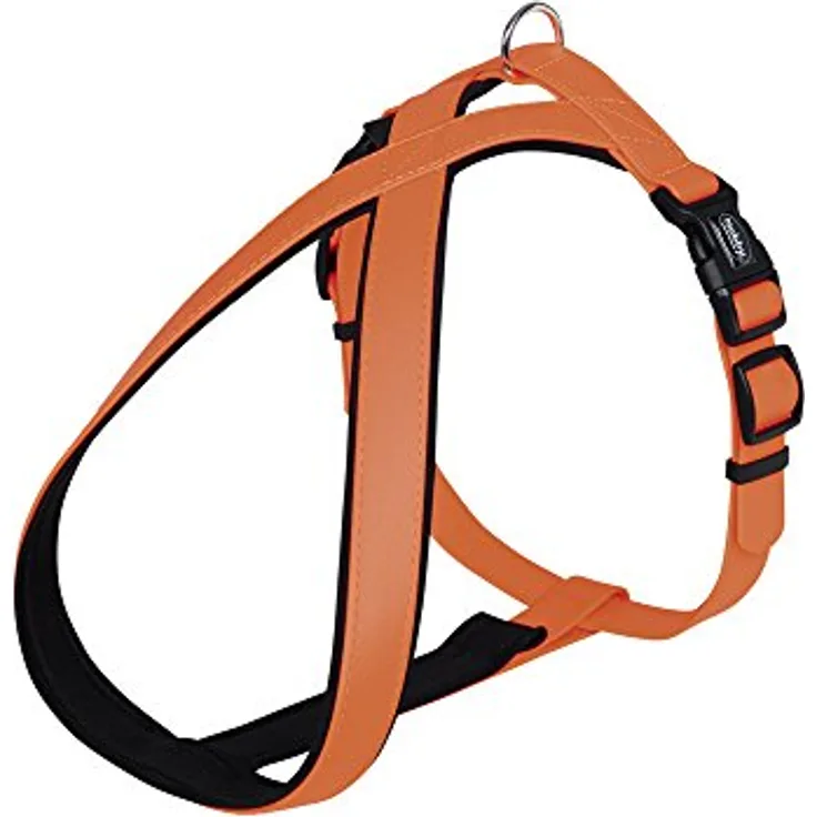 Nobby Komfort Geschirr Cover, neon orange Bauch: 30-40 cm, B: 20/30 mm, 1 Stück