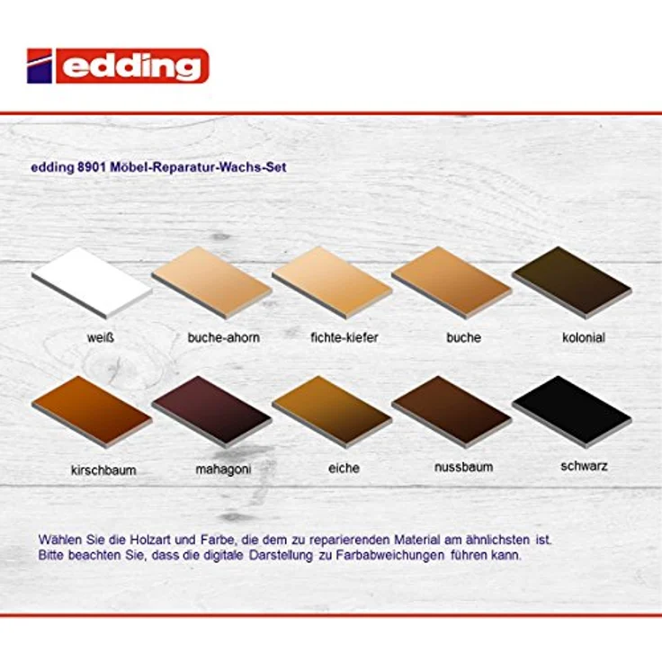 edding Möbel-Reparaturwachs-Set 8901 buche – Bild 5
