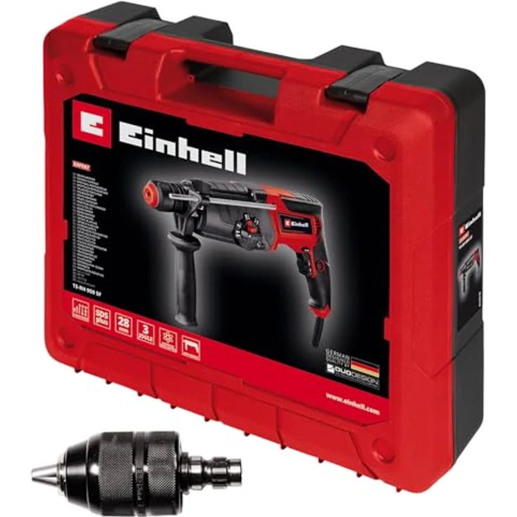 Einhell Bohrhammer TE-RH 950 5F SDS-Plus-Borehammer 240 V 900 W – Bild 2