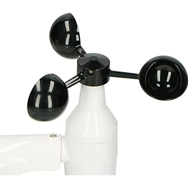 Alecto WS5200, WLAN Wetterstation mit LCD-Display, Schwarz-Weiß, Messung von Windgeschwindigkeit, Luftdruck, Temperatur und Luftfeuchtigkeit, kompatibel mit Smart Home-Systemen – Bild 4