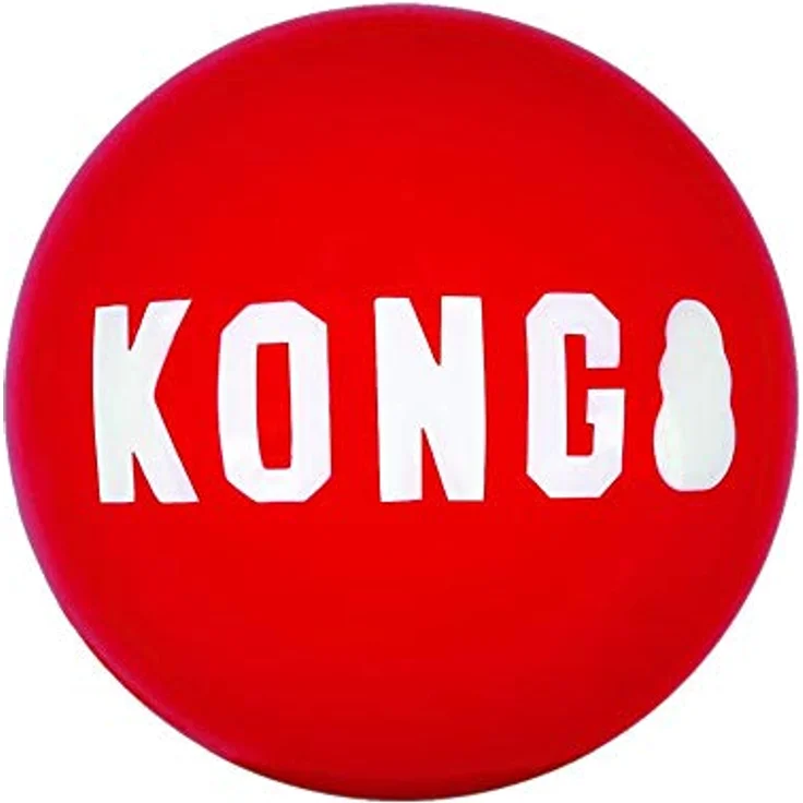 KONG Signature Bälle 2 Stück Größe S, Rot – Bild 1