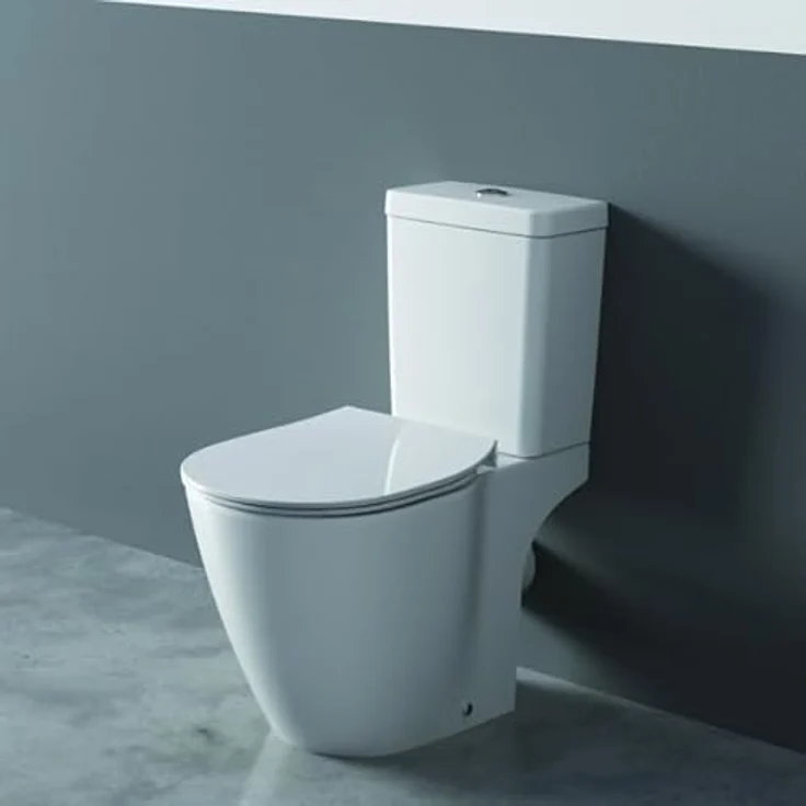Ideal Standard WC-Sitz Connect, Softclosing Flat, Weiß, Duroplast-Kunststoff, mit stabilen Edelstahlscharniere – Bild 5