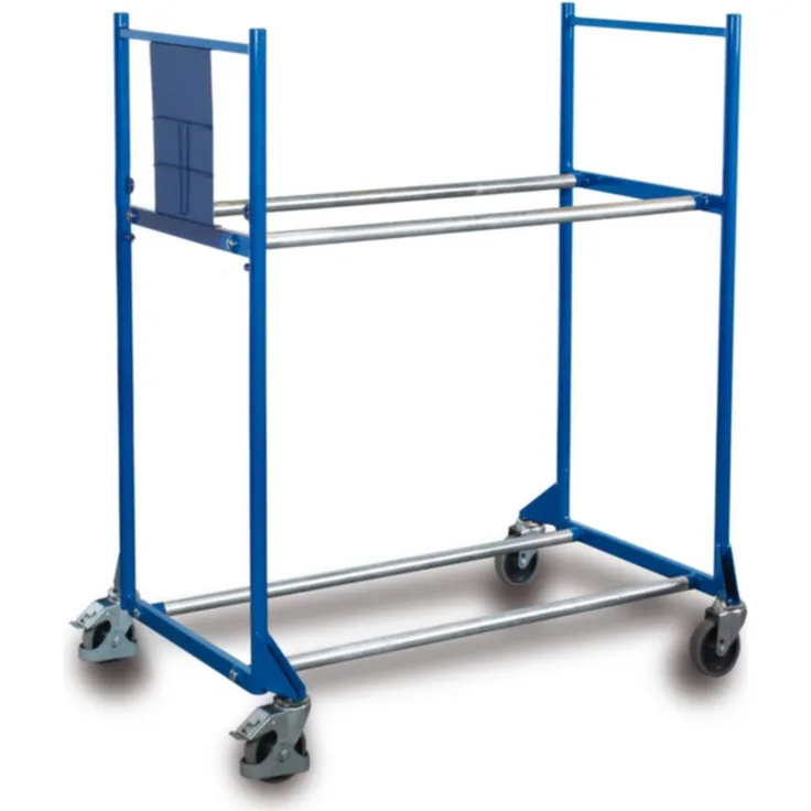 VARIOfit SW-646.003 Reifenwagen, Stahl pulverbeschichtet, max. Traglast 300 kg, 2 Etagen für Reifen bis 275 mm Breite