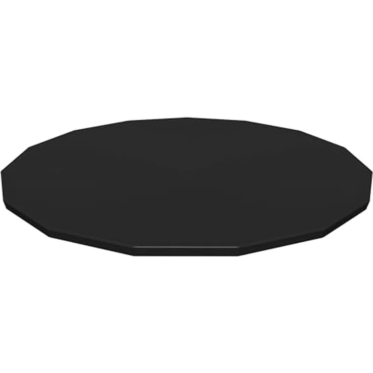 Bestway PVC-Abdeckplane Ø 470 cm, schwarz, rund – Bild 5