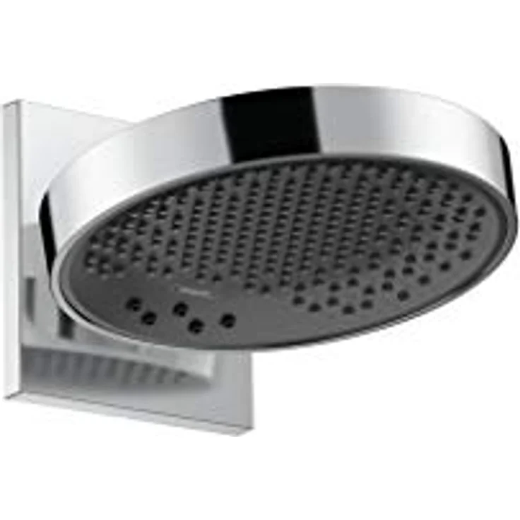 hansgrohe wassersparender Duschkopf Regendusche Rainfinity (250mm, rund, 3 Strahlarten, Wandmontage) chrom – Bild 1