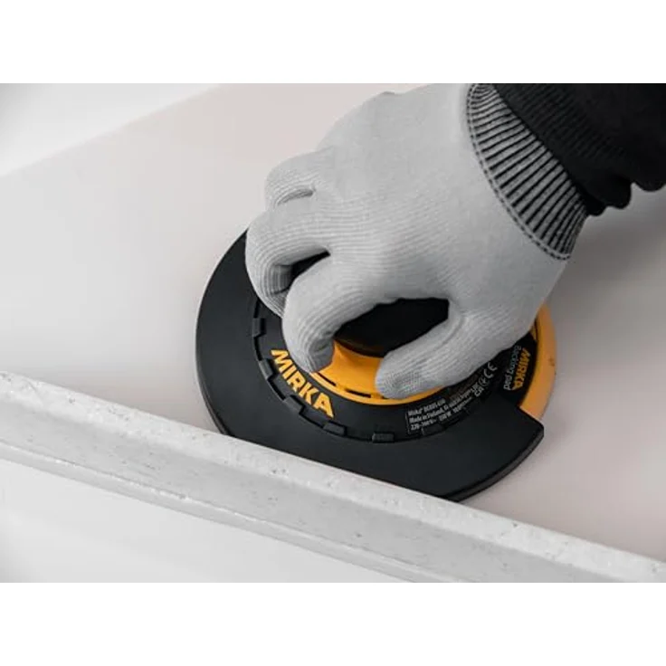 Mirka Exzenterschleifer Kantenschutz Teller-Protector, Schutz für Ø150 mm Schleifteller und Oberflächen, einfache Anbringung, robuste Konstruktion – Bild 4