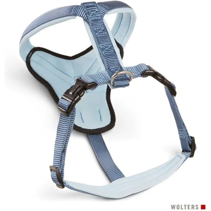 Wolters Cat & Dog Geschirr Professional Comfort, Größe 80-95 cm, Farbe Riverside Blue/Sky Blue – Bild 2