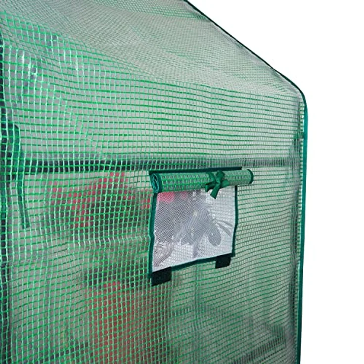 "NYVI Foliengewächshaus NYVIGreen - Gewächshaus XXL für Gemüse & Pflanzen, wetterfestes Überwinterungszelt" – Bild 4