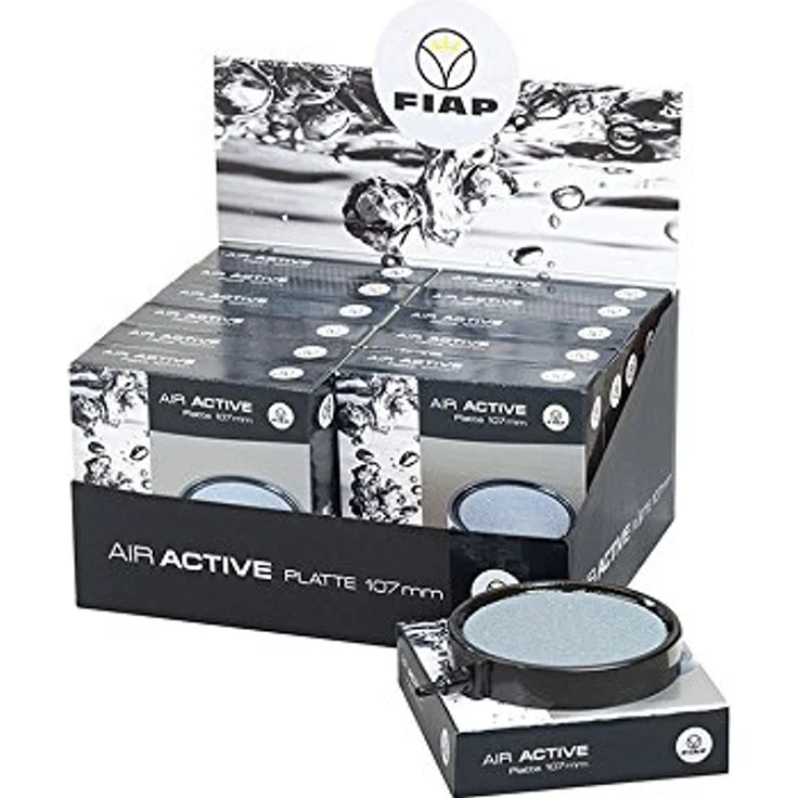 FIAP AIR ACTIVE 107mm Ausströmerplatte, poröse Belüfterplatte mit 1,0 - 3,0 l/min Durchflussrate für Teich- und Aquarientechnik – Bild 2